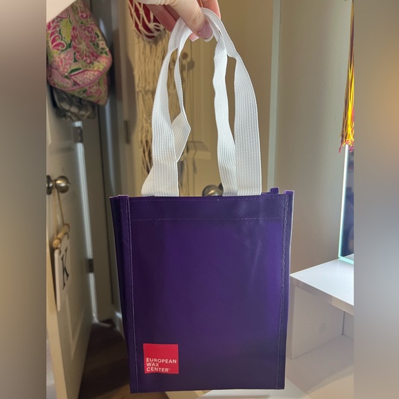 European Wax Center Small Purple Reusable Shopping Tote Bag - Picture 2 of 6
